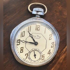 Antique 1925 Tip-Top Mechanical Pocket Watch